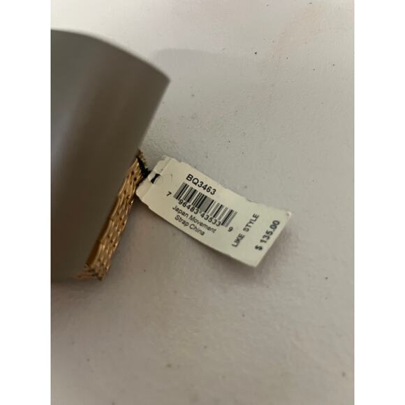 Fossil BQ3463 Hutton Women 34mm Rose Gold Steel White Dial Quartz 50M Watch